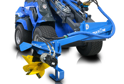 Multione-power-plough for mini loader