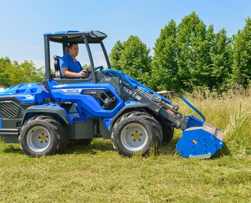 MultiOne mini loader 10 series with flail mower